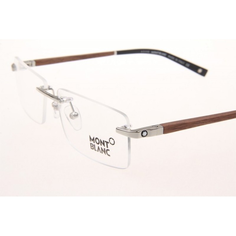 Mont Blanc MB390 Eyeglasses In Silver