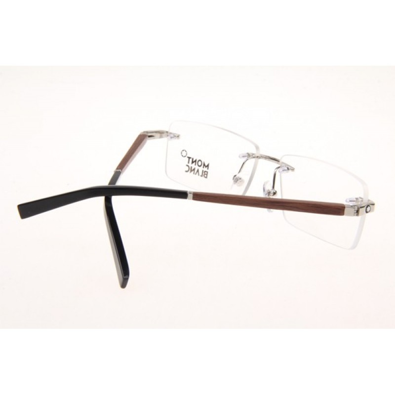 Mont Blanc MB390 Eyeglasses In Silver