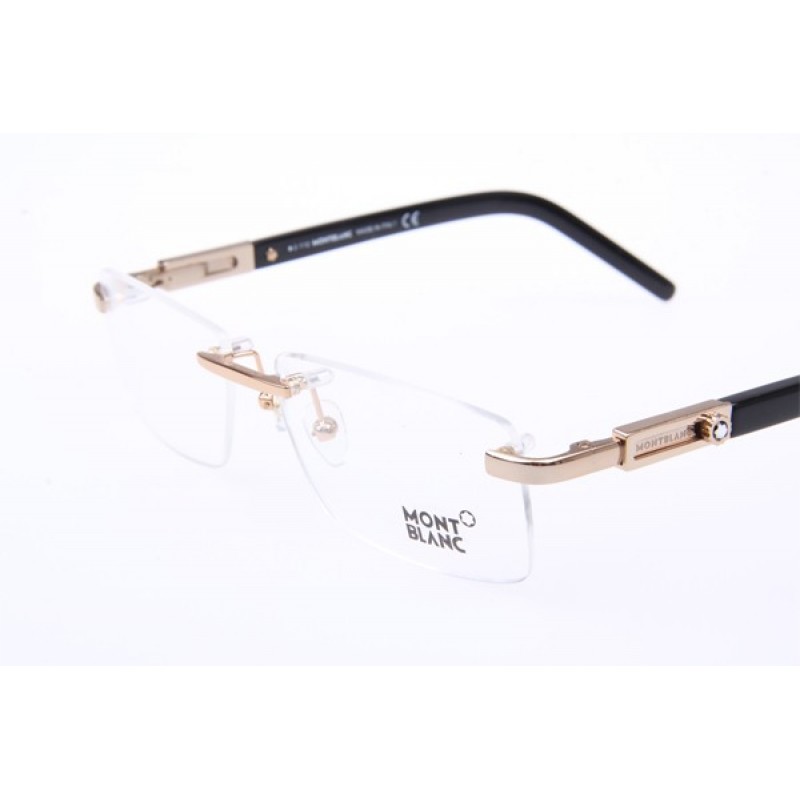 Mont Blanc MB398 Eyeglasses In Gold