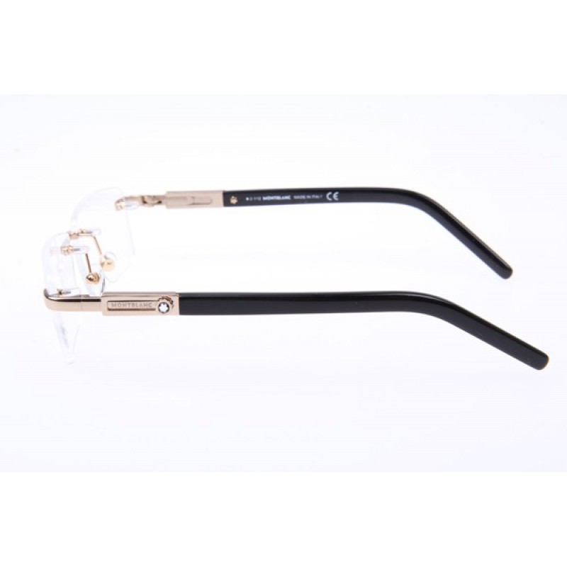 Mont Blanc MB398 Eyeglasses In Gold