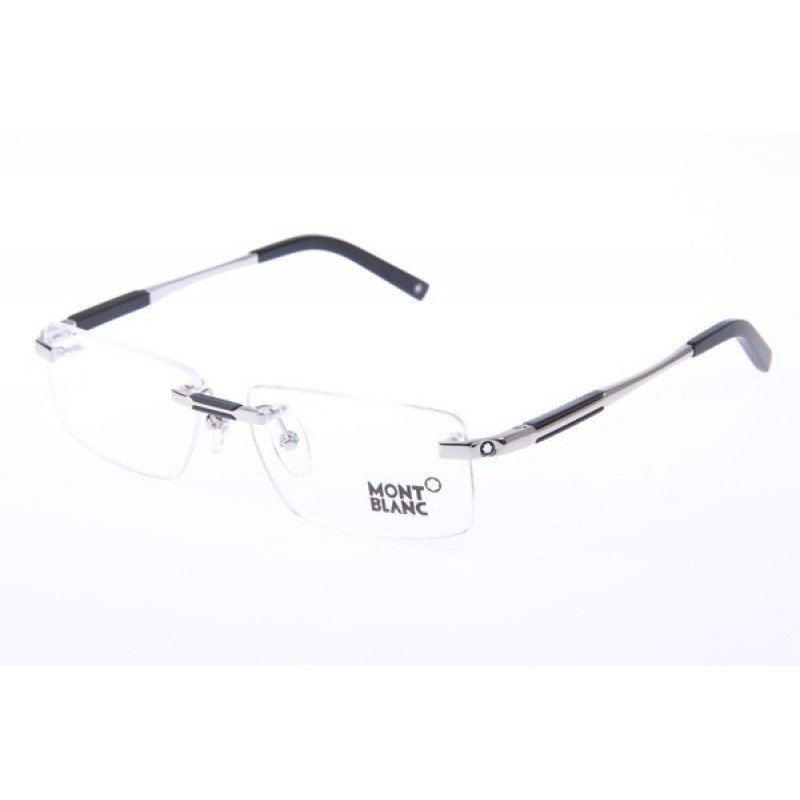 Mont Blanc MB349 Eyeglasses In Silver