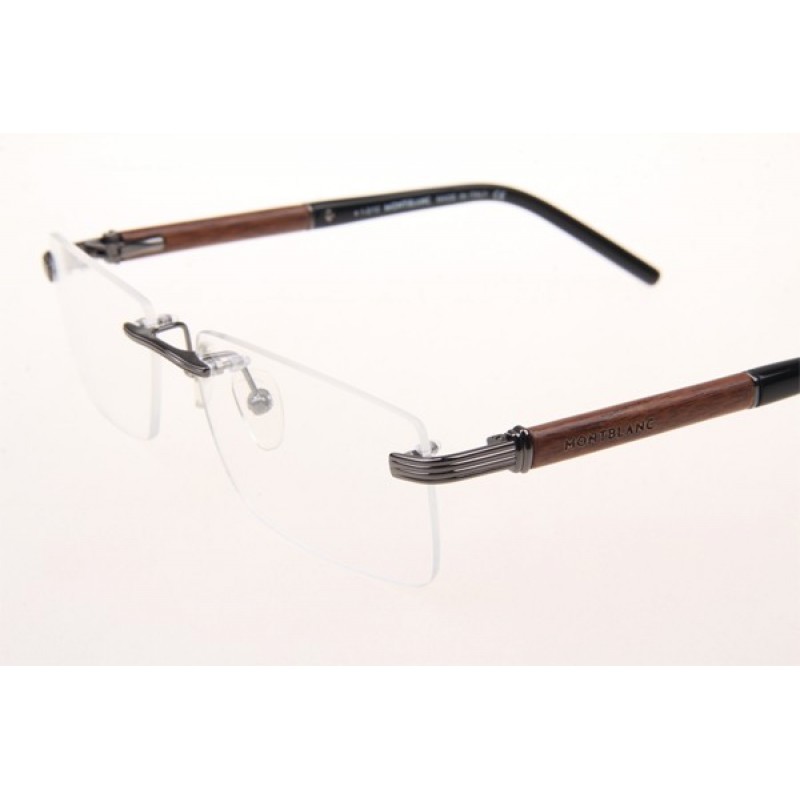 Mont Blanc MB337 Eyeglasses In Gunmetal