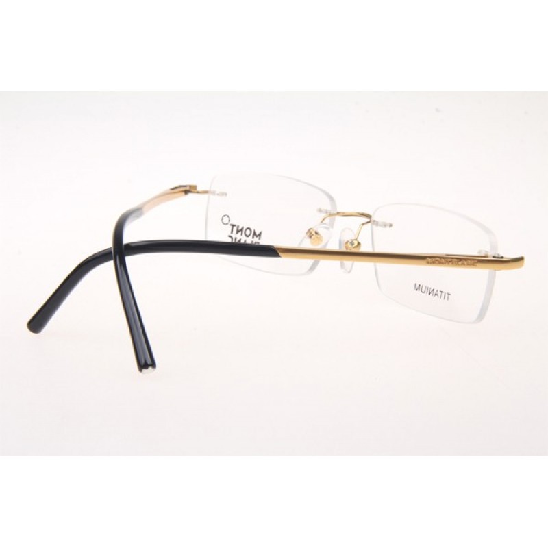 Mont Blanc MB293 Eyeglasses In Gold