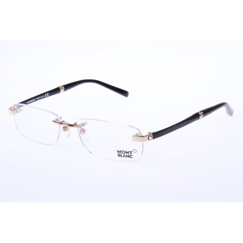 Mont Blanc MB101 Eyeglasses in Gold Black