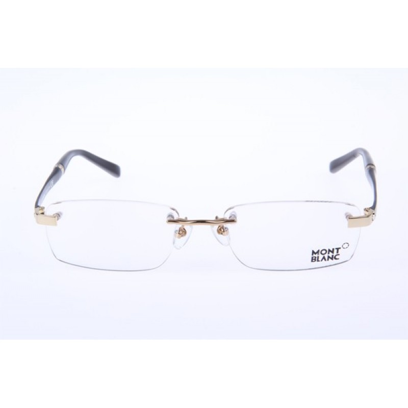 Mont Blanc MB101 Eyeglasses in Gold Black