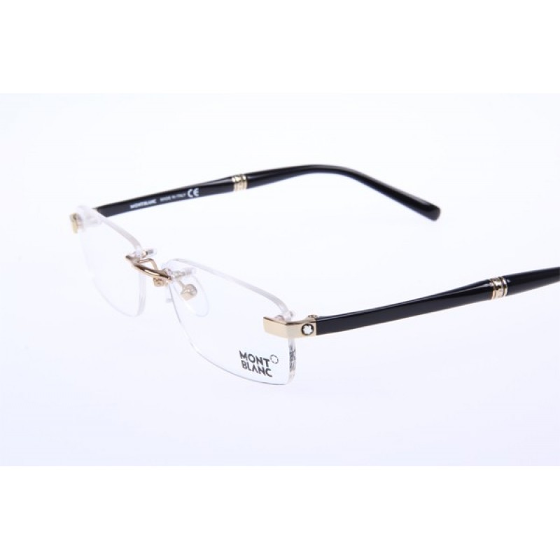 Mont Blanc MB101 Eyeglasses in Gold Black