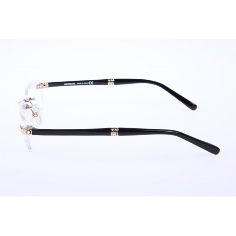 Mont Blanc MB101 Eyeglasses in Gold Black