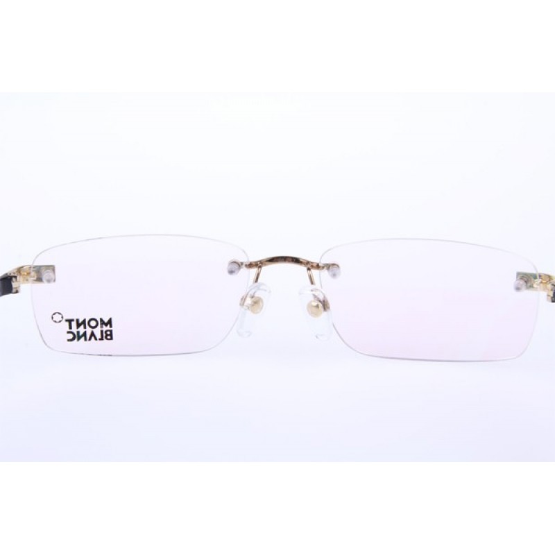 Mont Blanc MB101 Eyeglasses in Gold Black