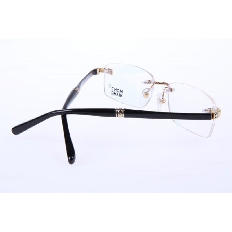 Mont Blanc MB101 Eyeglasses in Gold Black