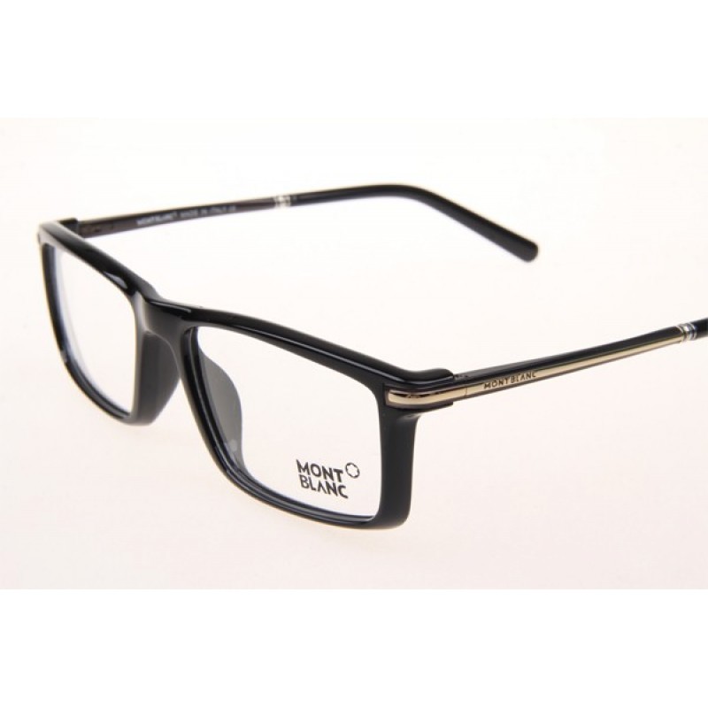 Mont Blanc MB0611 Eyeglasses In Black Gold