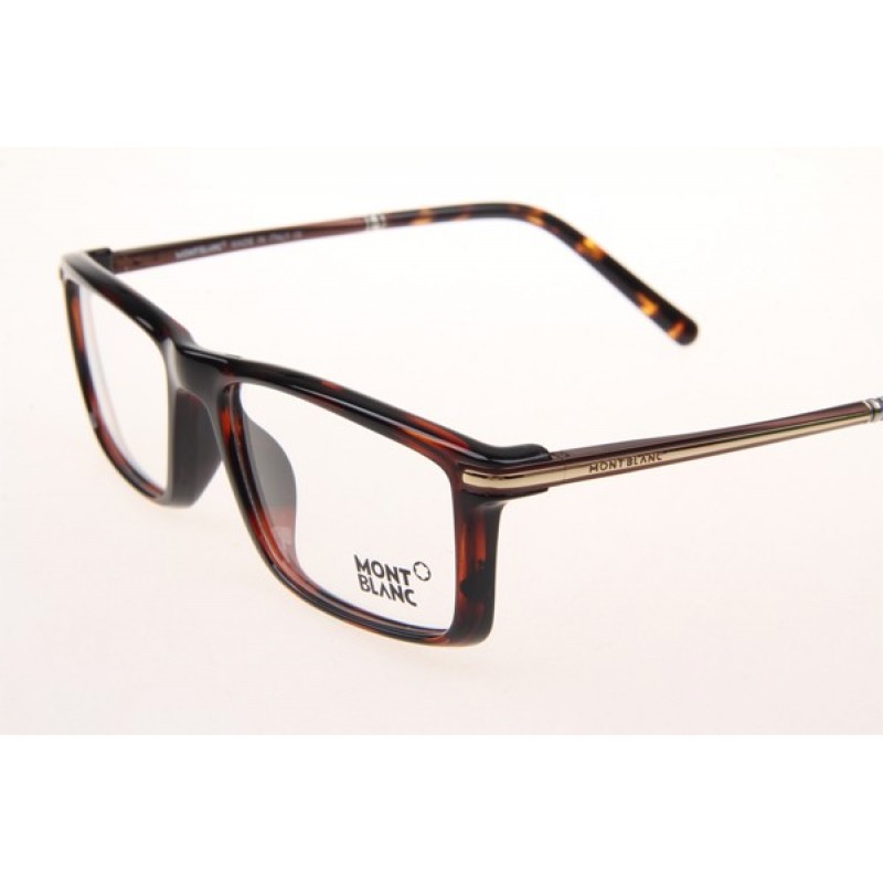 Mont Blanc MB0611 Eyeglasses In Tortoise Gold