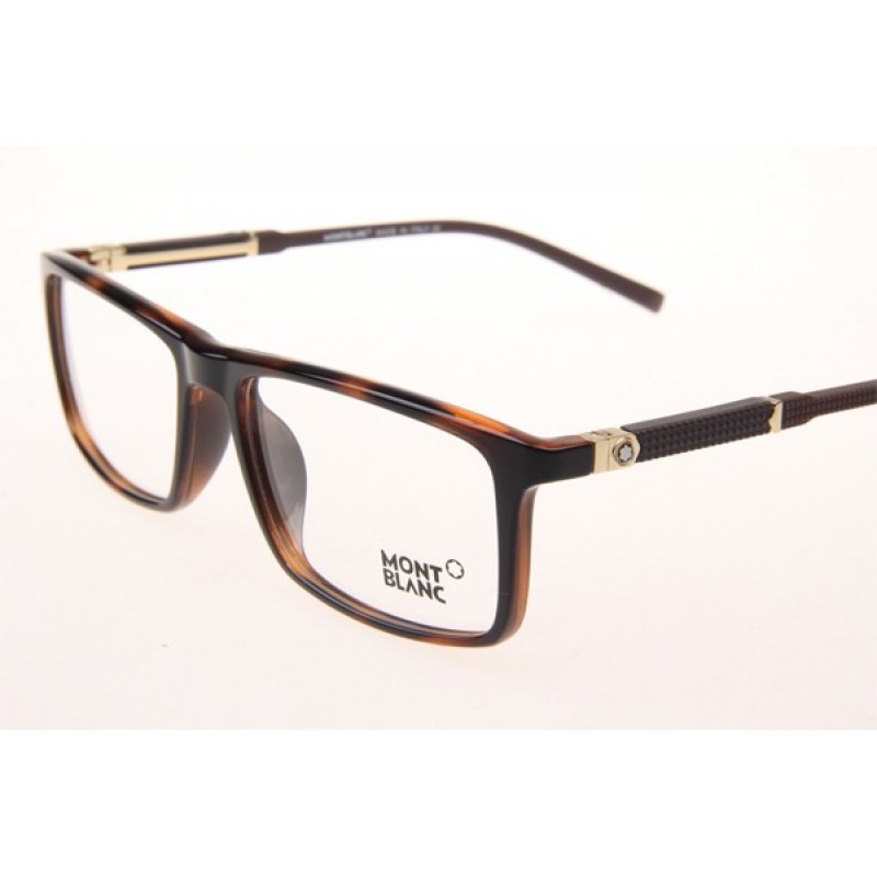 Mont Blanc MB0541 Eyeglasses In Tortoise Gold