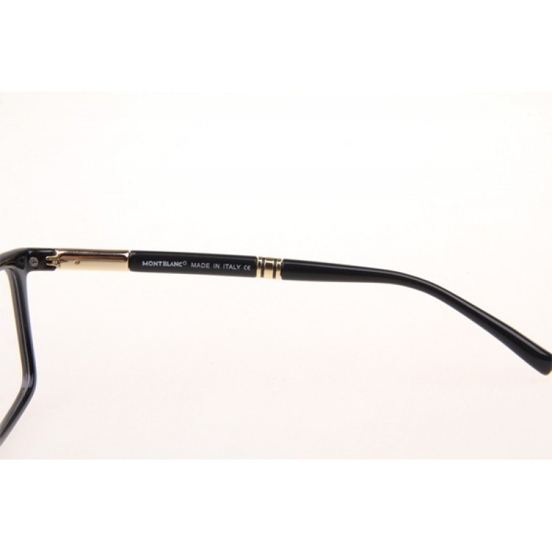 Mont Blanc MB0489 Eyeglasses In Black Gold