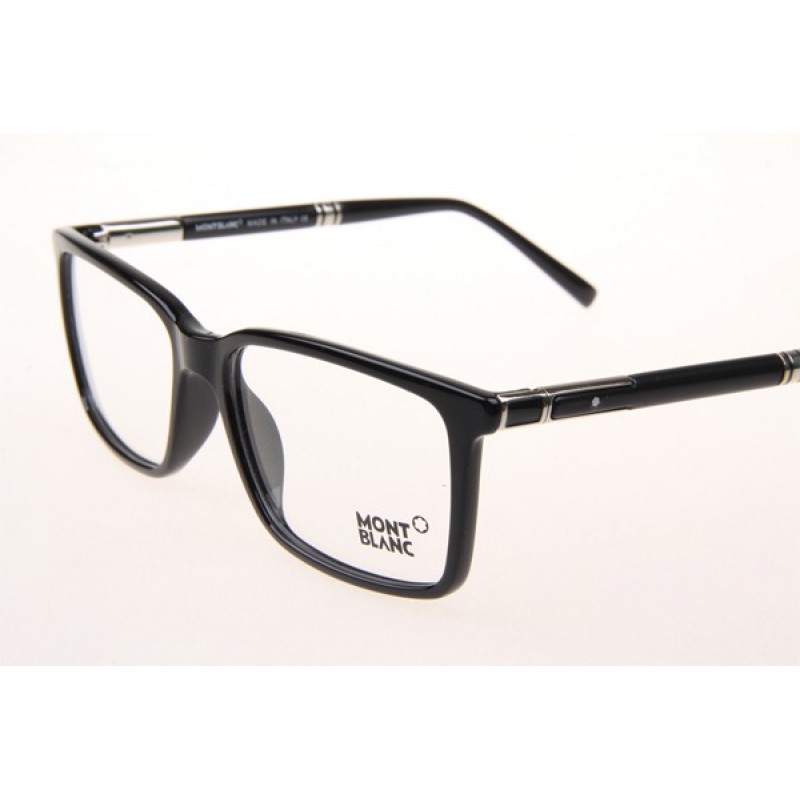 Mont Blanc MB0489 Eyeglasses In Black Silver