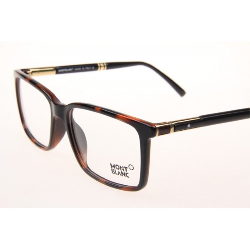 Mont Blanc MB0489 Eyeglasses In Tortoise Gold