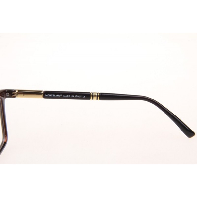 Mont Blanc MB0489 Eyeglasses In Tortoise Gold