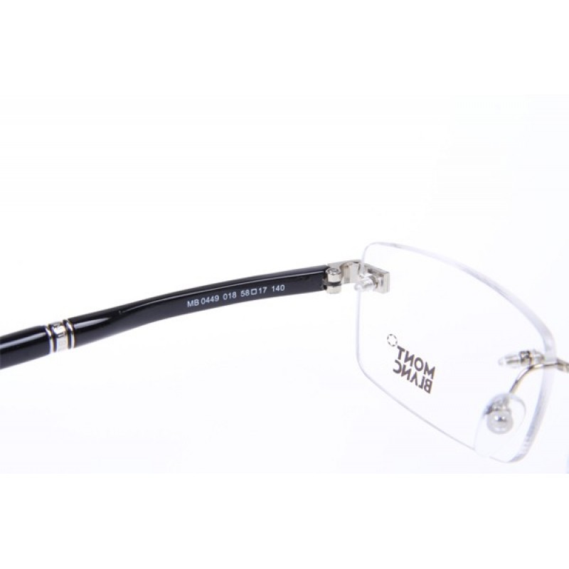 Mont Blanc MB0449 Eyeglasses In Silver