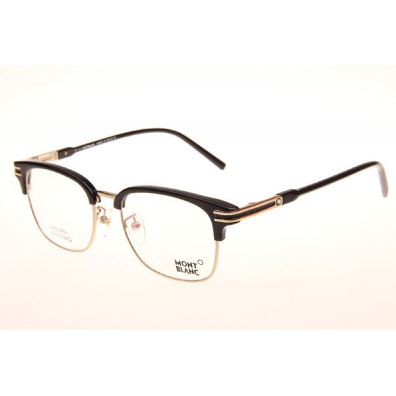 Mont Blanc MB669F Eyeglasses In Black Gold