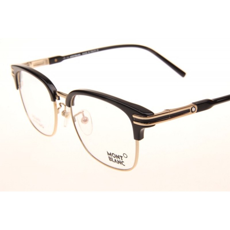 Mont Blanc MB669F Eyeglasses In Black Gold