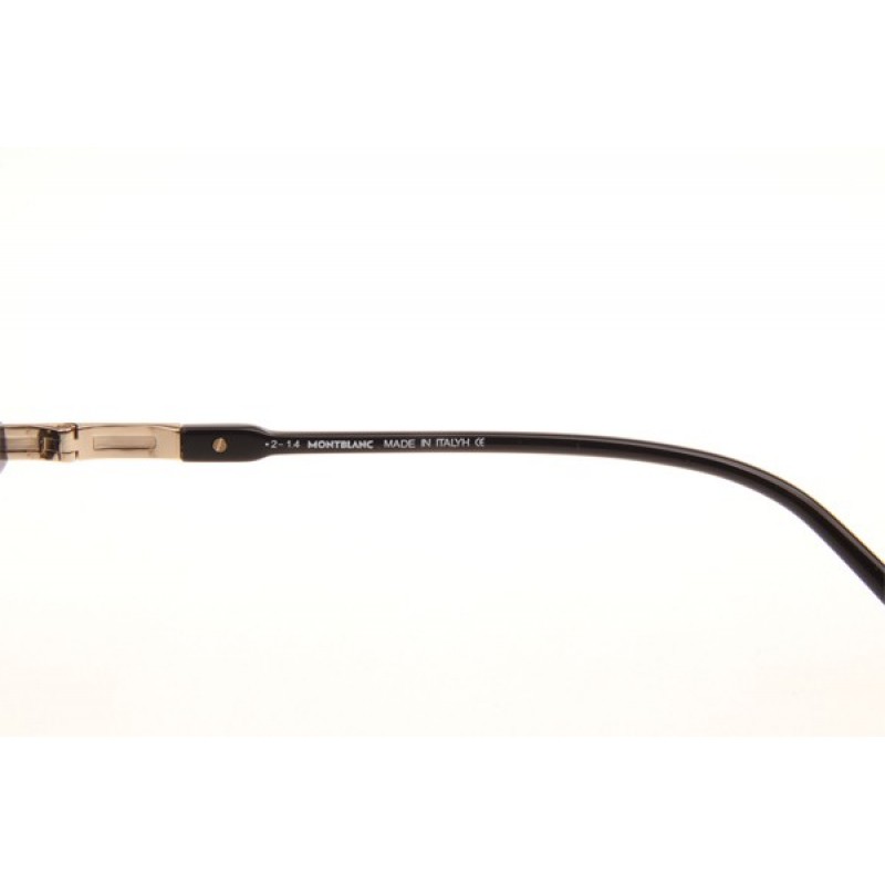 Mont Blanc MB669F Eyeglasses In Black Gold