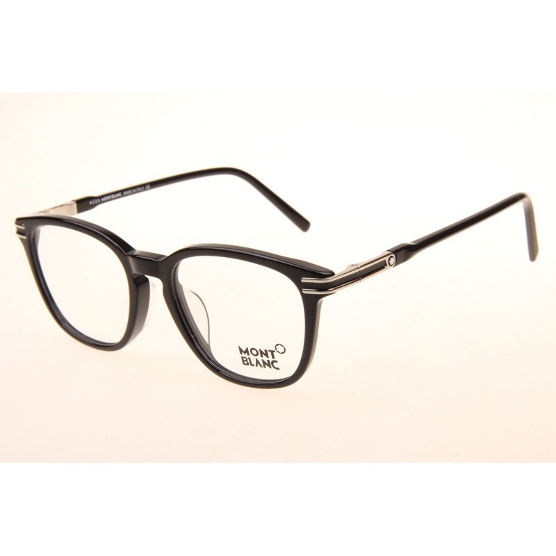 Mont Blanc MB700S-F Eyeglasses In Black Silver