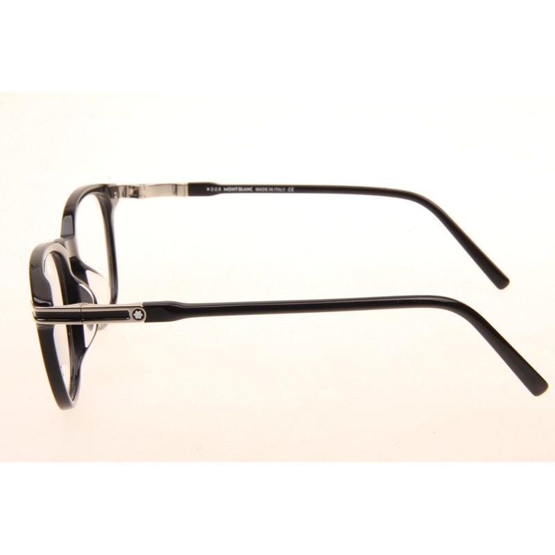 Mont Blanc MB700S-F Eyeglasses In Black Silver