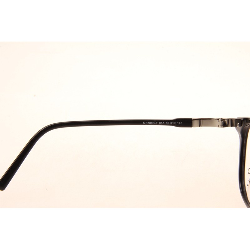 Mont Blanc MB700S-F Eyeglasses In Black Silver