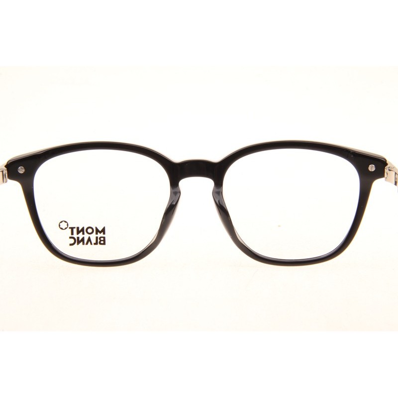 Mont Blanc MB700S-F Eyeglasses In Black Silver