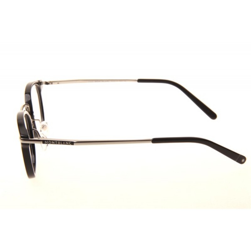 Mont Blanc MB671 Eyeglasses In Black Silver