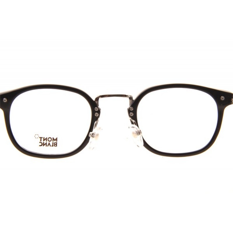 Mont Blanc MB671 Eyeglasses In Black Silver