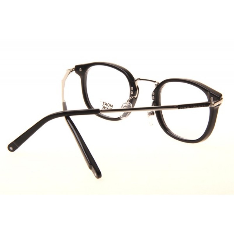 Mont Blanc MB671 Eyeglasses In Black Silver