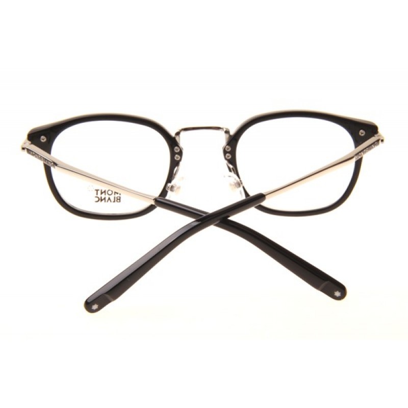 Mont Blanc MB671 Eyeglasses In Black Silver