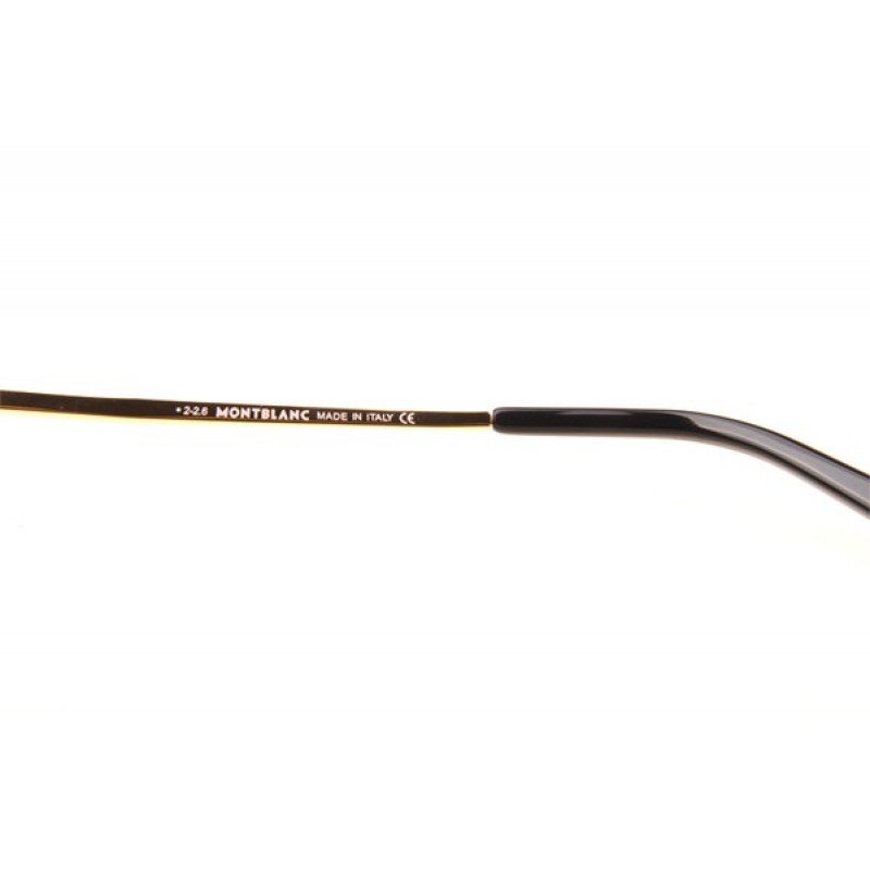 Mont Blanc MB671 Eyeglasses In Black Gold