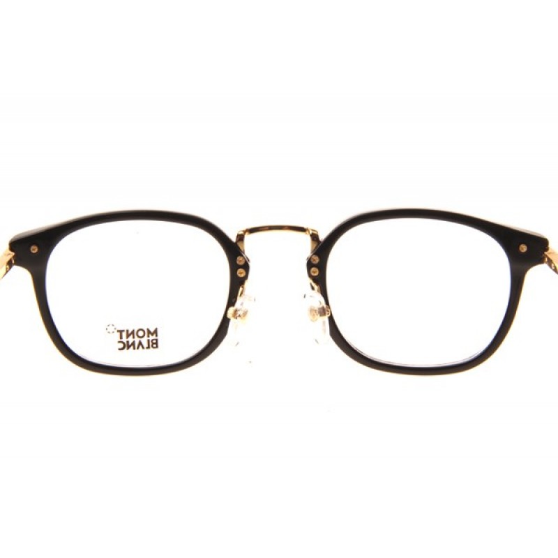 Mont Blanc MB671 Eyeglasses In Black Gold