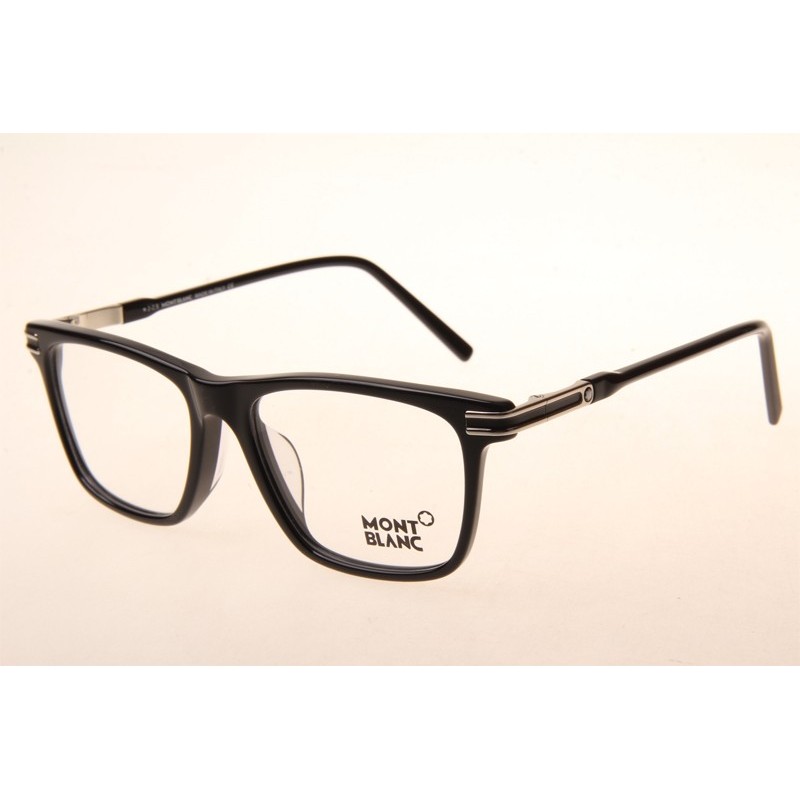 Mont Blanc MB710F Eyeglasses In Black Silver