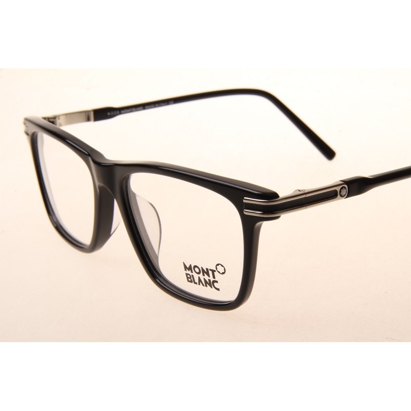 Mont Blanc MB710F Eyeglasses In Black Silver