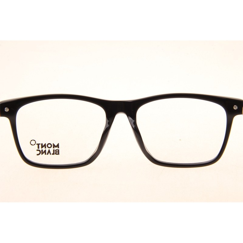 Mont Blanc MB710F Eyeglasses In Black Silver