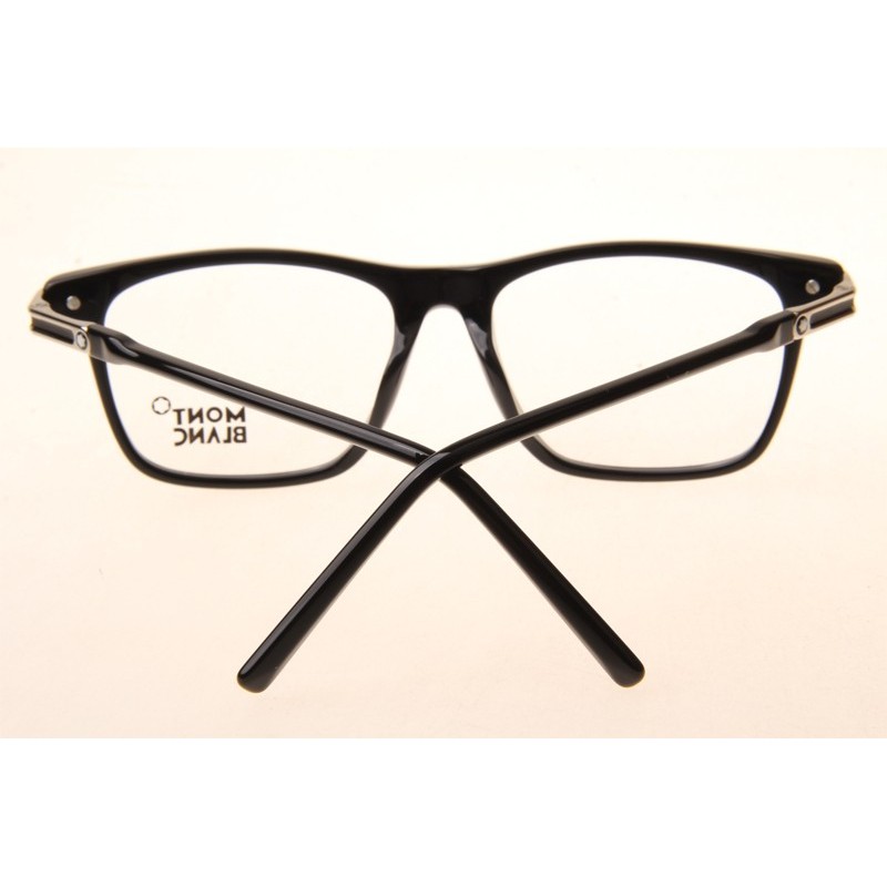 Mont Blanc MB710F Eyeglasses In Black Silver