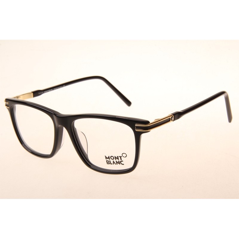 Mont Blanc MB710F Eyeglasses In Black Gold