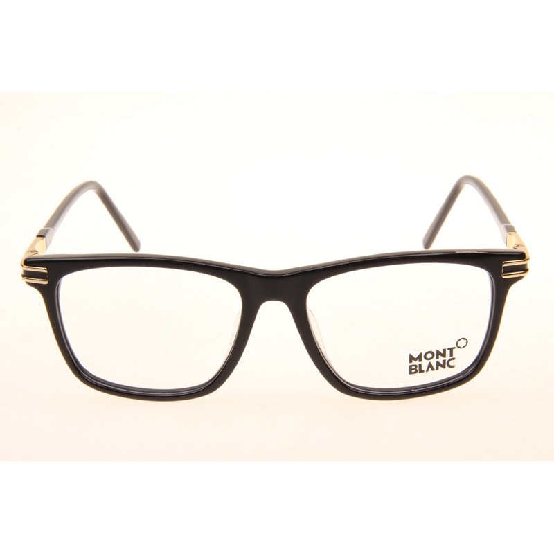 Mont Blanc MB710F Eyeglasses In Black Gold