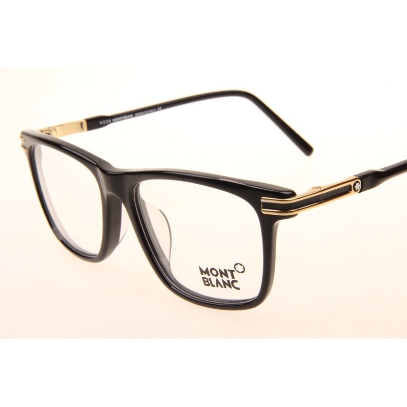 Mont Blanc MB710F Eyeglasses In Black Gold