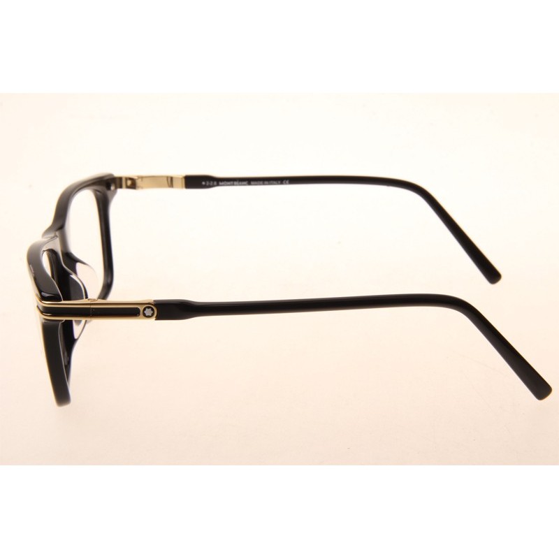 Mont Blanc MB710F Eyeglasses In Black Gold