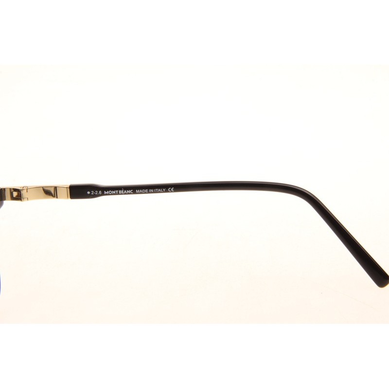 Mont Blanc MB710F Eyeglasses In Black Gold