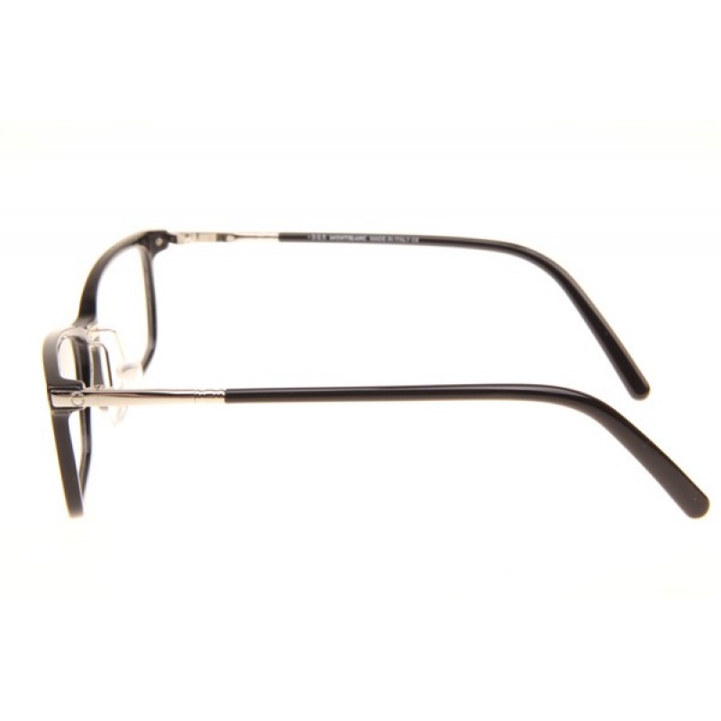 Mont Blanc MB573-D Eyeglasses In Black Silver