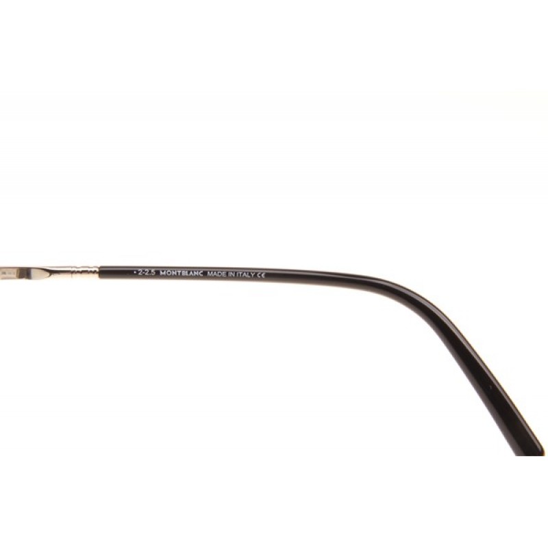 Mont Blanc MB573-D Eyeglasses In Black Silver