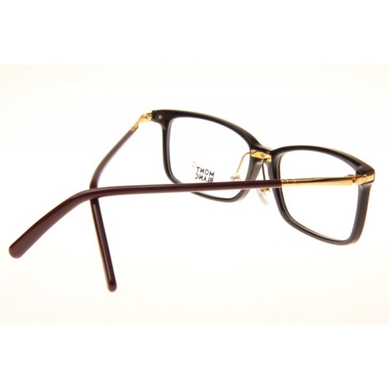 Mont Blanc MB573-D Eyeglasses In Black Red