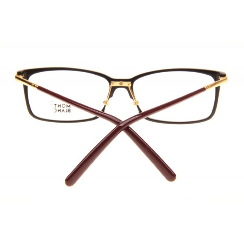 Mont Blanc MB573-D Eyeglasses In Black Red