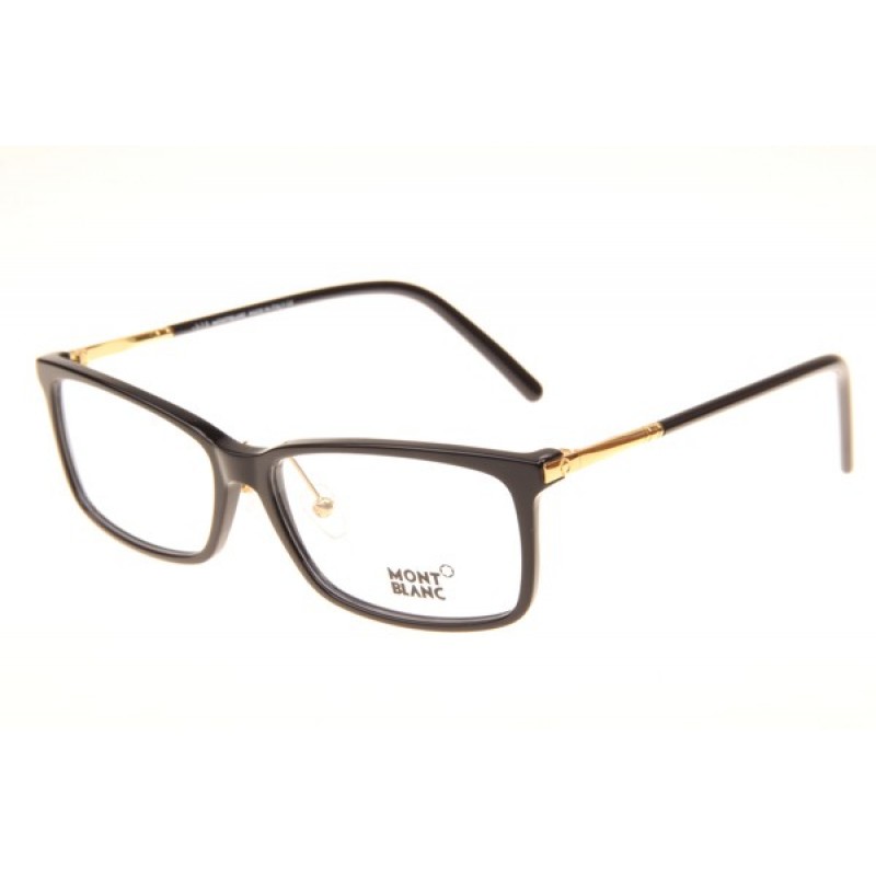 Mont Blanc MB573-D Eyeglasses In Black Gold