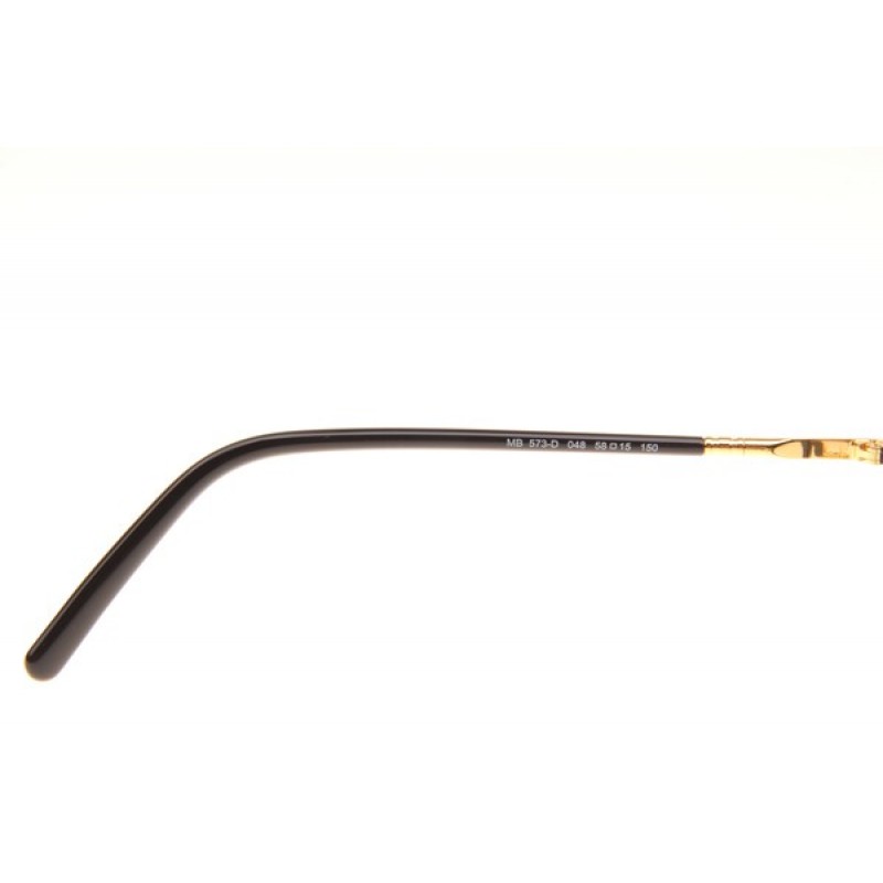 Mont Blanc MB573-D Eyeglasses In Black Gold