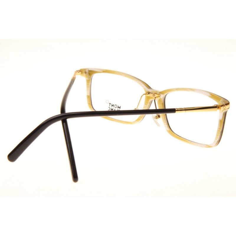 Mont Blanc MB573-D Eyeglasses In Black Brown